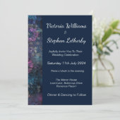 Platte uitnodiging, formaat: 12,7 x 17,8 cm, papie kaart (Staand voorkant)