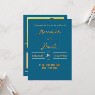 Platte uitnodiging, formaat: 13 x 18 cm, papier: S Kaart