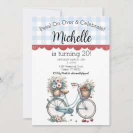 Platte uitnodiging, formaat: 13 x 18 cm, papier: S Kaart