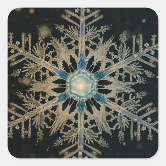 Platte vakantie vierkante sticker (Voorkant)