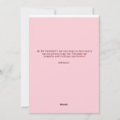  Platte Valentijnsdag Kaart (Achterkant)