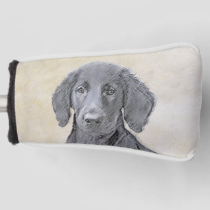 Platte verfschildering van een opbergplaats - Oors Golfheadcover