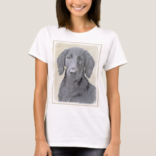 Platte verfschildering van een opbergplaats - Oors T-shirt