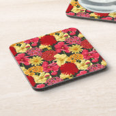 Platte waterverf drankjes onderzetter (Linkerzijde)