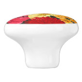 Platte waterverf keramische knop (Zijkant)