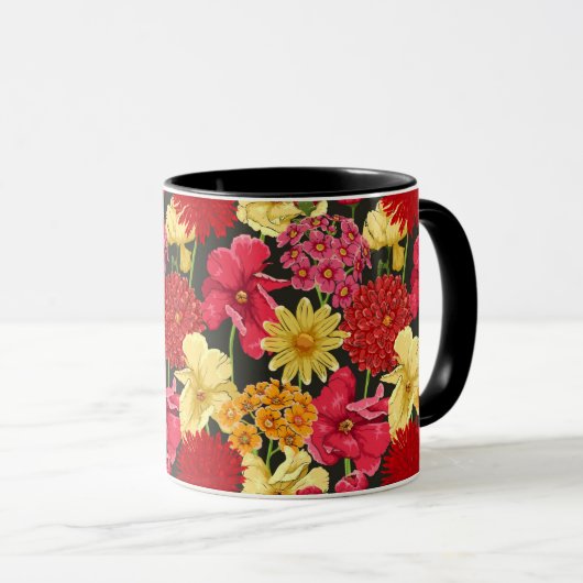 Platte waterverf mok (Voorkant rechts)