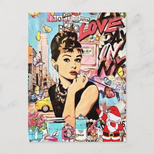 Platte wenskaart, dankkaart briefkaart (Voorkant)