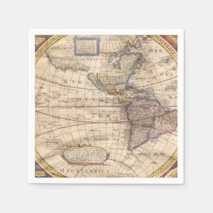 plattegrond afdrukken servetten