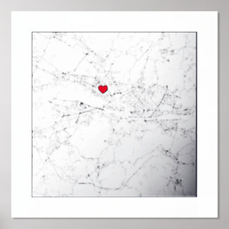 Plattegrond van Florence Italië Klasse en modern e Folie Afdrukken