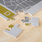 Plattegrond van Madrid Legpuzzel (Zijkant)