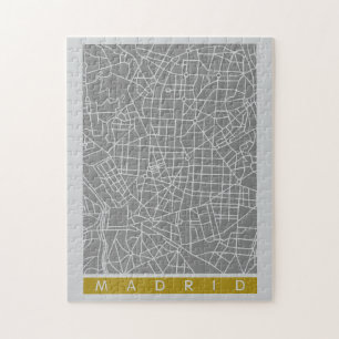 Plattegrond van Madrid Legpuzzel