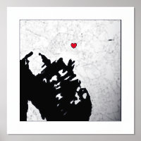 Plattegrond van Oslo, Noorwegen Klasse & Modern El