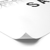 Plattegrond van Sacramento Poster (Hoek)