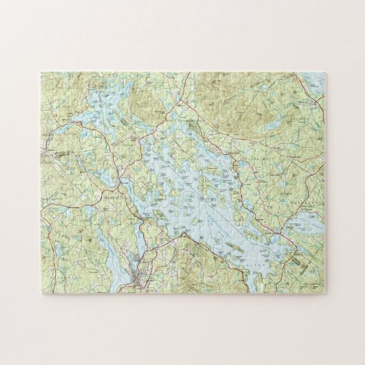 Plattegrond Winnipesaukee (1986) Legpuzzel (Horizontaal)