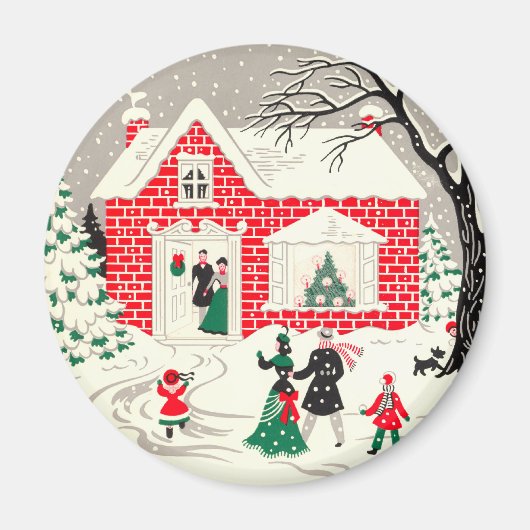  Platteland Groeten Ronde Magnet Magneet (Voorkant)