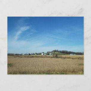 Platteland in de herfst, Baltische, Ohio Briefkaart