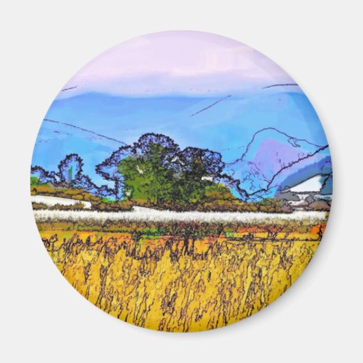 PLATTELAND MAGNEET (Voorkant)