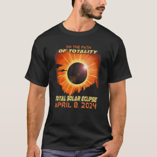 Platteland op het pad van totale zonne-energie EC T-shirt