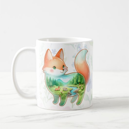Platteland Vos / Raccoon Dreamscape Koffiemok (Links)
