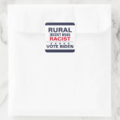 Plattelandsantiracisme Pro-Biden Harris Stemmen Bl Vierkante Sticker (Tas)
