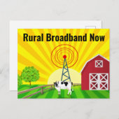 Plattelandsbreedband nu briefkaart (Voorkant / Achterkant)