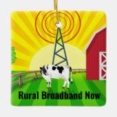 Plattelandsbreedband nu keramisch ornament (Voorkant)