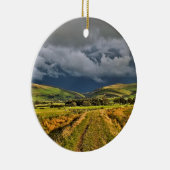 PLATTELANDSCHAAPJE WALES KERAMISCH ORNAMENT (Rechts)