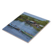 Plattelandsgebied, Tonle Sap Lake, Siem Reap, Angk Tegeltje (Zijkant)
