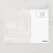 Plattelandsherfst Briefkaart (Achterkant)