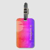 Plattelandslandschap bagagelabel (Voorkant (verticaal))