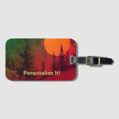 Plattelandslandschap bagagelabel (Voorkant (horizontaal))