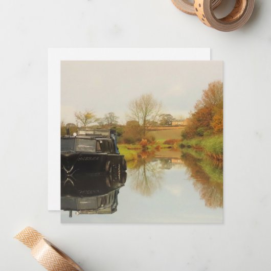 Plattelandsreflecties Groeten Kaart Notitiekaartje (Voorkant / Achterkant in situ)