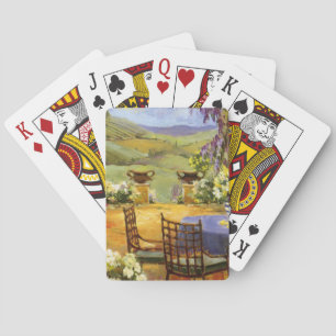 Plattelandsterras Pokerkaarten