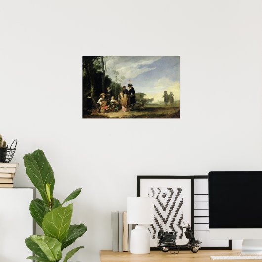 Plattelandsviering Poster (Thuiskantoor)