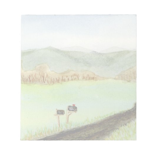 Plattelandsvrije levering notitieblok (Voorkant)