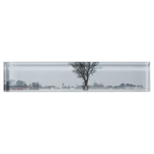 Plattelandswinterweg Naambordje