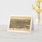 Plattsburgh, NY Panoramische Kaart - 1899 (Gele Bloem)