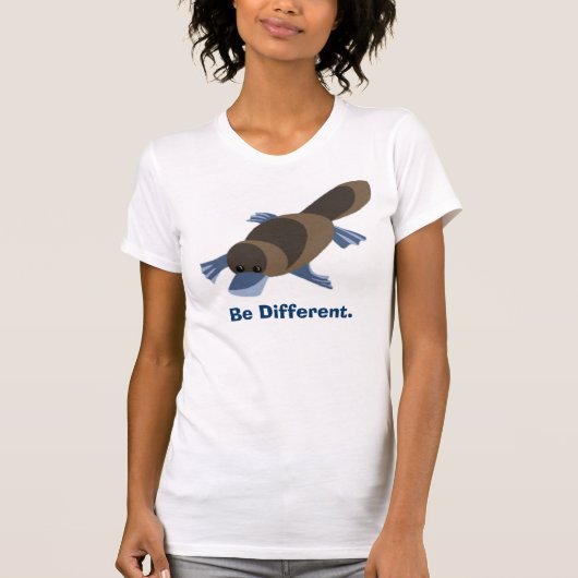 platy1, anders zijn. t-shirt (Voorkant)
