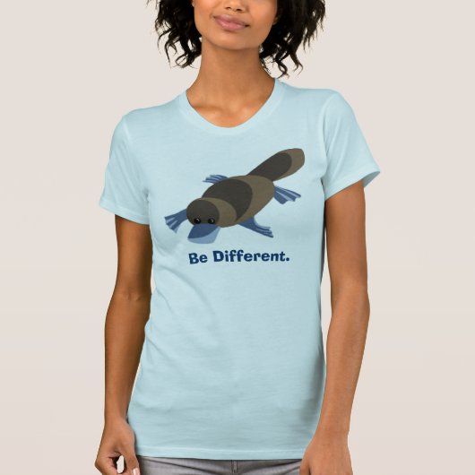 platy1, anders zijn.  t-shirt (Voorkant)