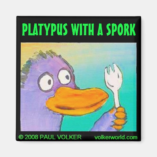 PLATYPUS $3,00 MAGNEET (Voorkant)