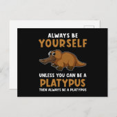 Platypus Briefkaart (Voorkant / Achterkant)