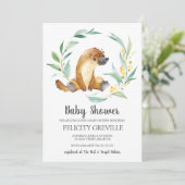 Platypus Bush Baby | Invitations de douche pour bé (Debout devant)