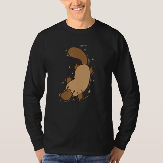 Platypus diving Australia T-shirt (Voorkant)