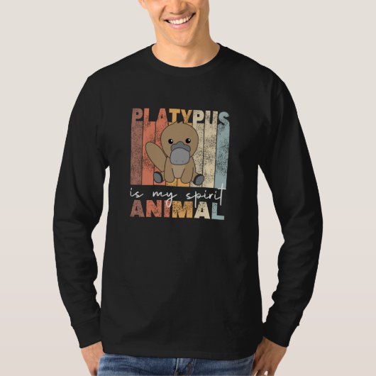Platypus is mijn gedistilleerde dier - zoete platy t-shirt (Voorkant)