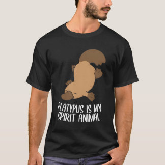 Platypus is mijn geestdier Schattige Platypus lief T-shirt