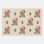 Platypus Kerstmis Winter Dieren Vakantie Platypus Inpakpapier Vel (Voorkant)