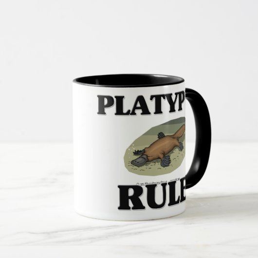 PLATYPUS-regel! Mok (Voorkant rechts)