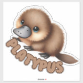 PLATYPUS - STICKER DE NURSERIE (Feuille)