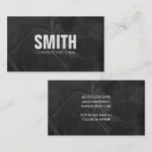 platzwart graniet visitekaartje (Voorkant / Achterkant)