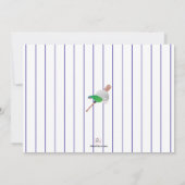 Play Ball Photo Invitation Kaart (Achterkant)